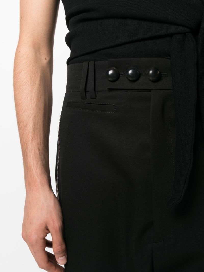 Black Hedar Wide-leg Trousers