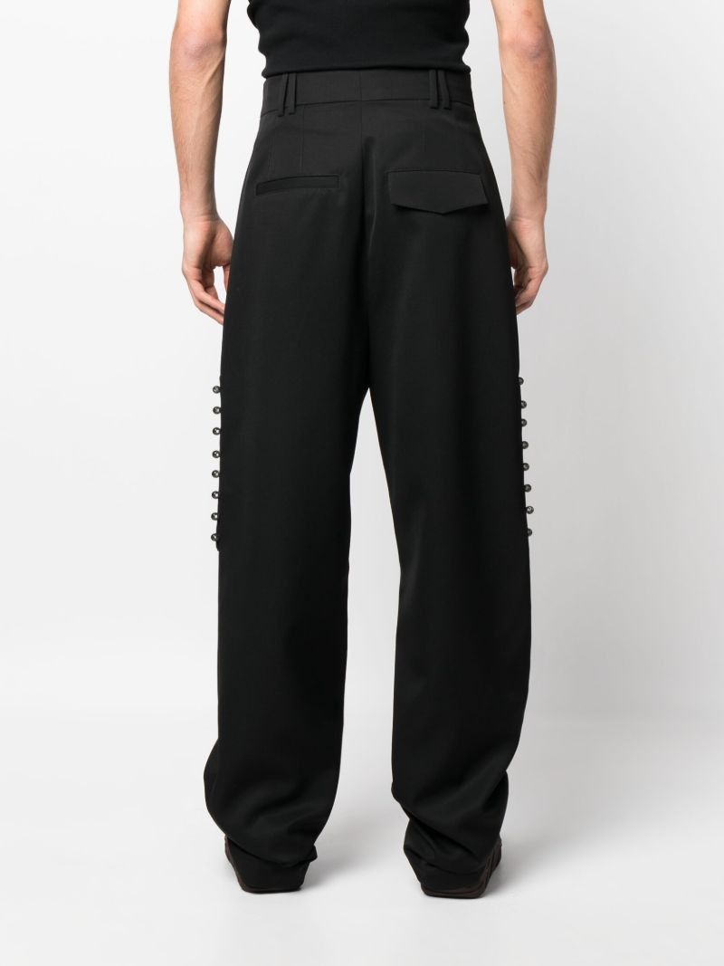 Black Hedar Wide-leg Trousers