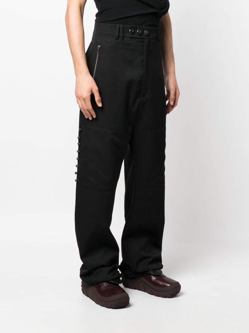 Black Hedar Wide-leg Trousers