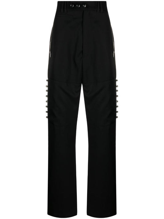 Black Hedar Wide-leg Trousers