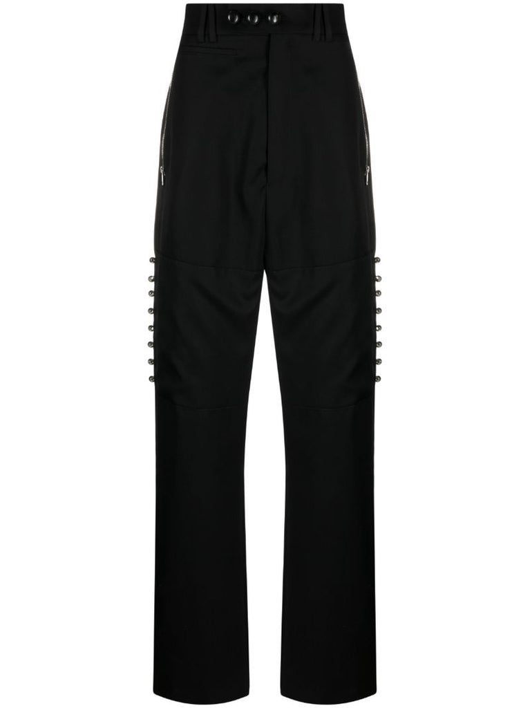 Black Hedar Wide-leg Trousers