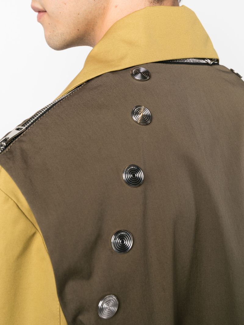 Brown Mori Layered Jacket