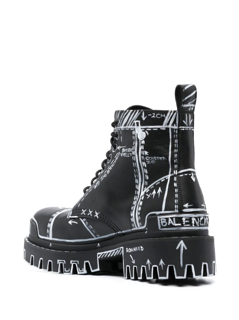 Black Strike 30 Combat Boots