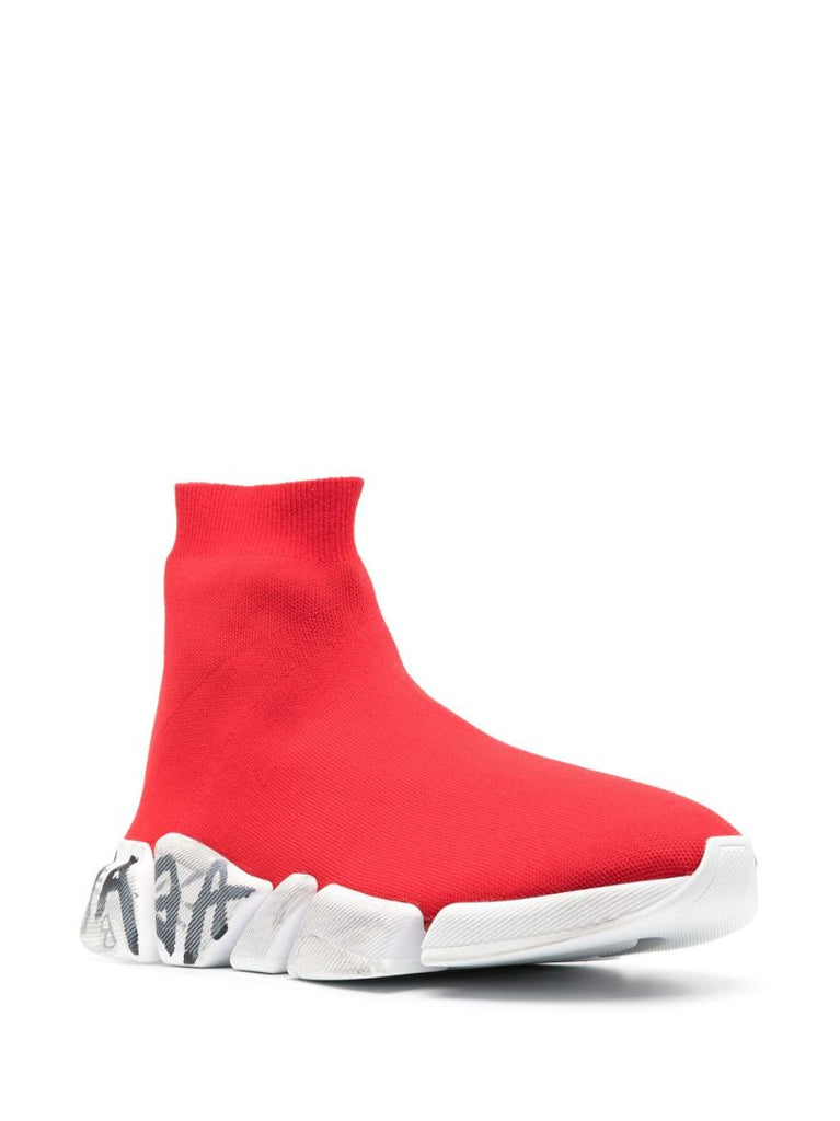 Red Speed 2.0 Sock Sneakers