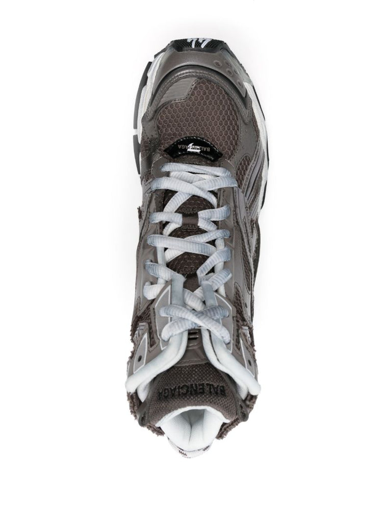 Grey Runner High Top Sneakers