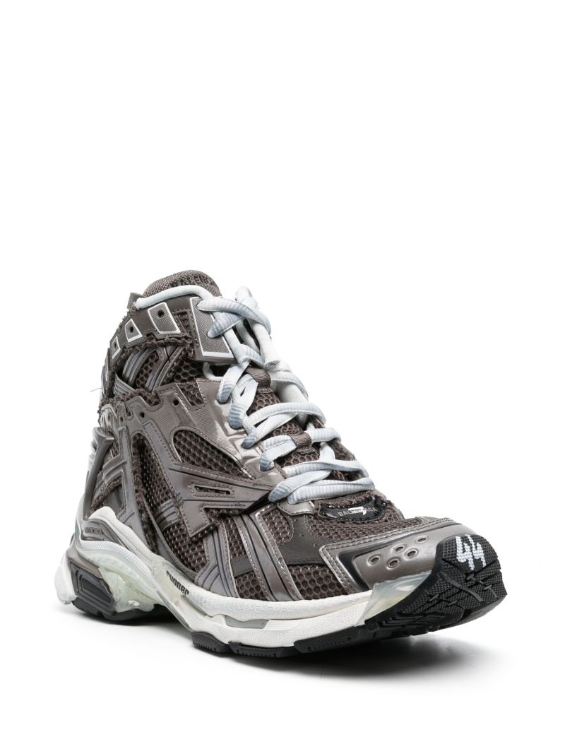 Grey Runner High Top Sneakers