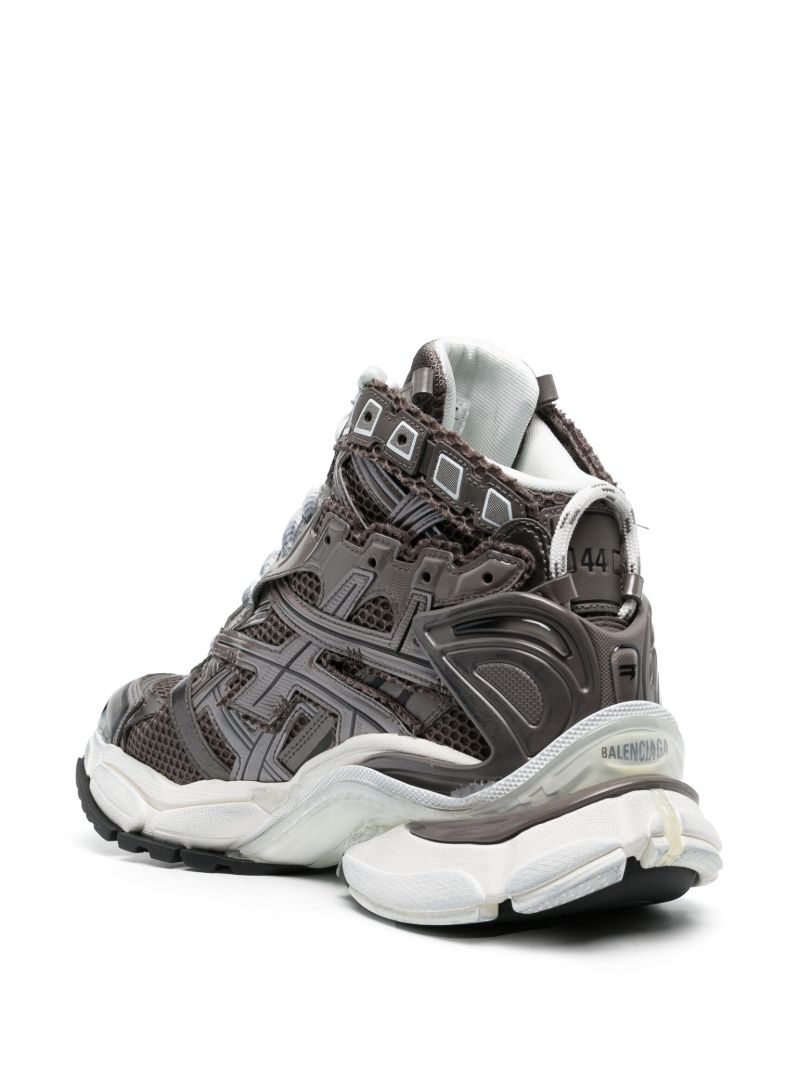 Grey Runner High Top Sneakers