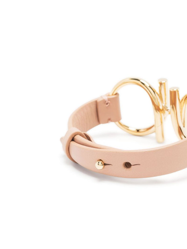 Pink Gancini Plaque Bracelet
