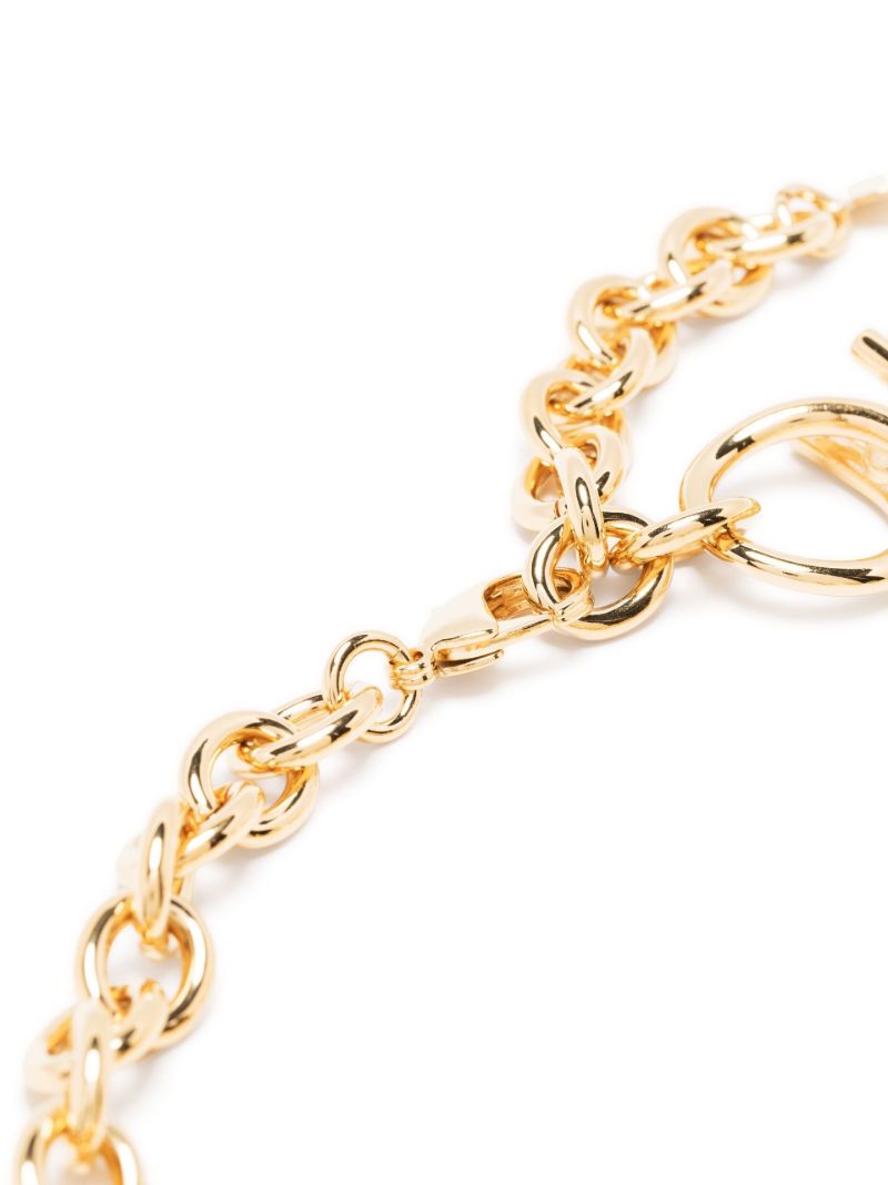 Gold-plated Gancini Chain Necklace