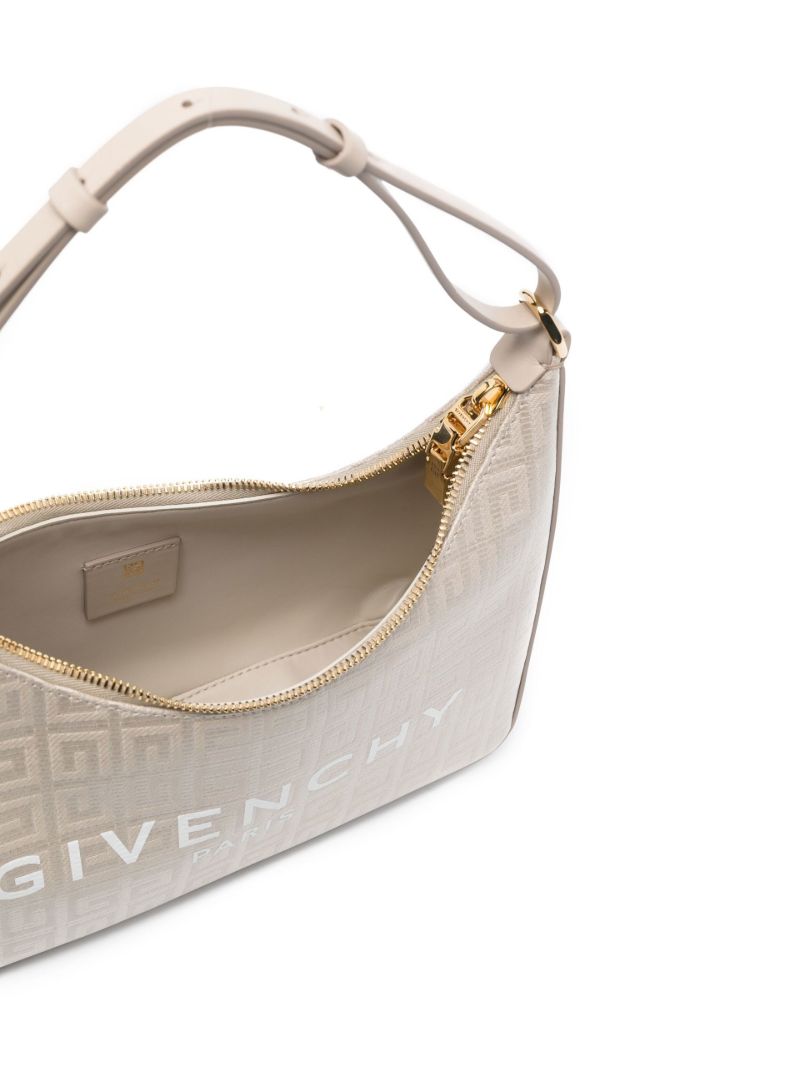 Neutral Small Moon Cut Out Shoulder Bag