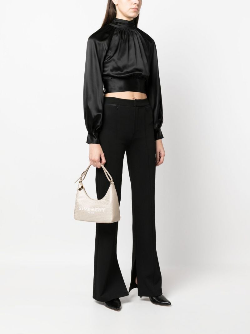 Neutral Small Moon Cut Out Shoulder Bag