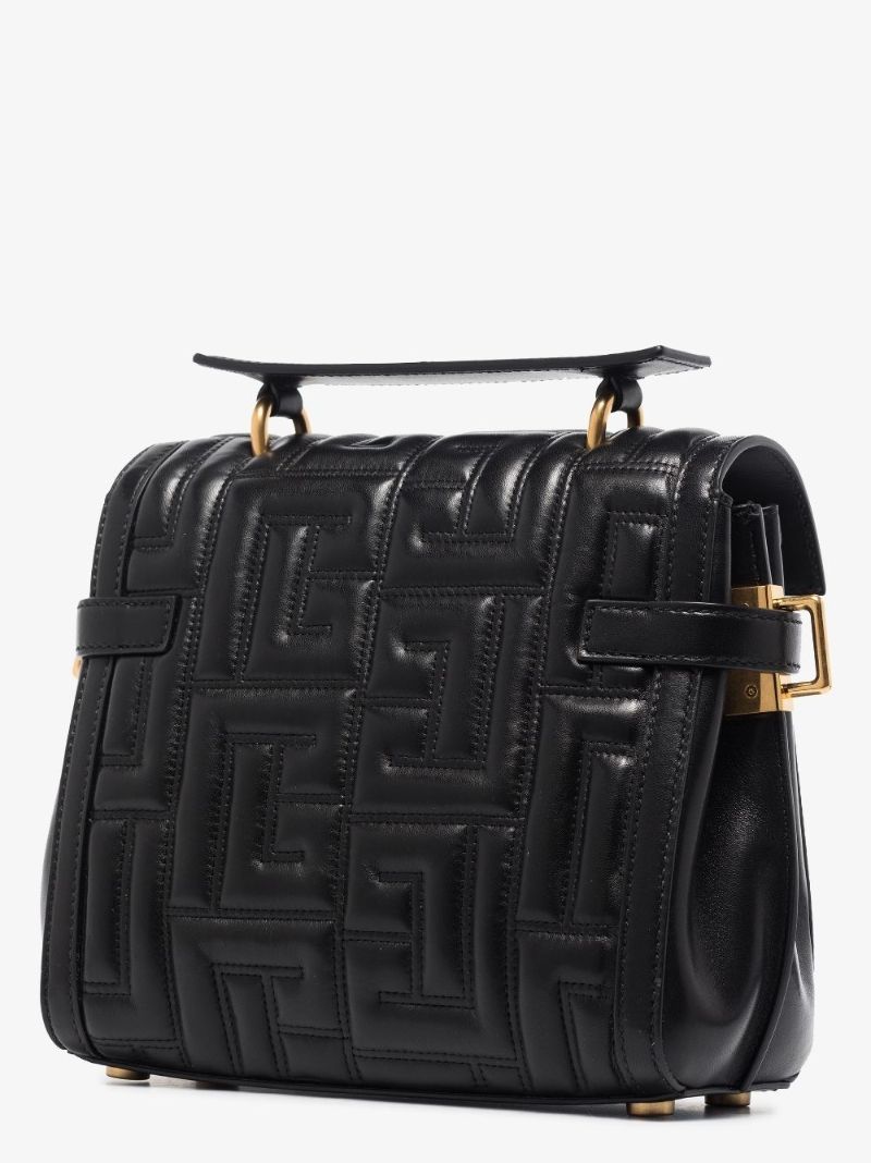 Black B-buzz 23 Leather Top Handle Bag