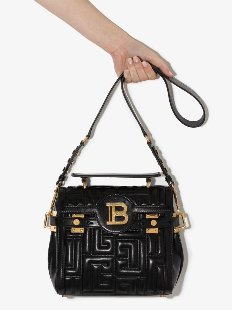 Black B-buzz 23 Leather Top Handle Bag