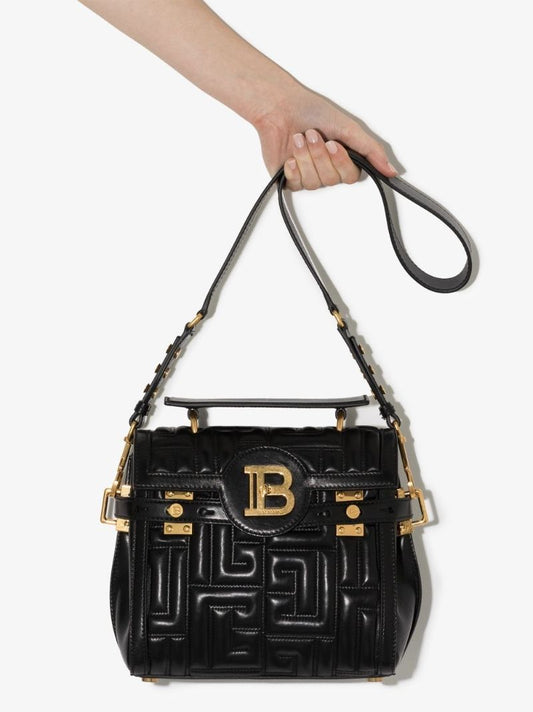 Black B-buzz 23 Leather Top Handle Bag