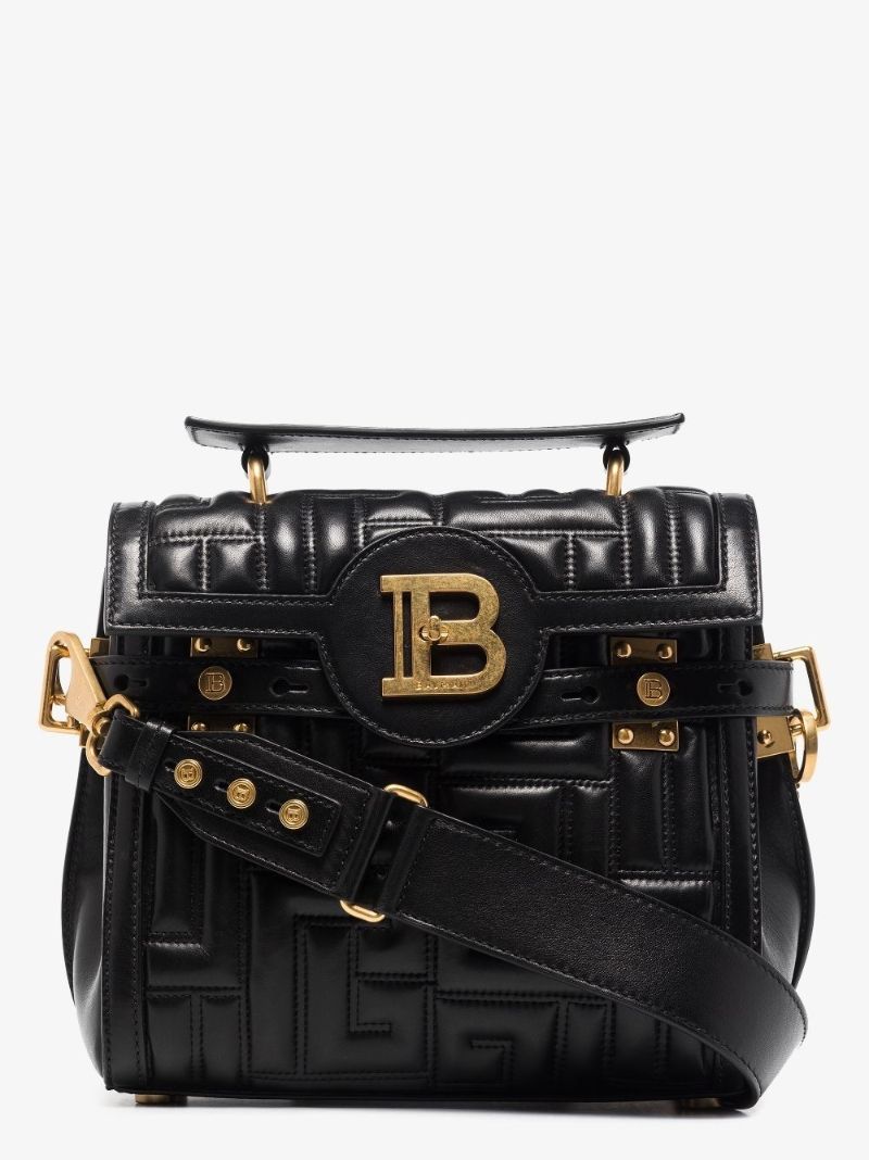 Black B-buzz 23 Leather Top Handle Bag