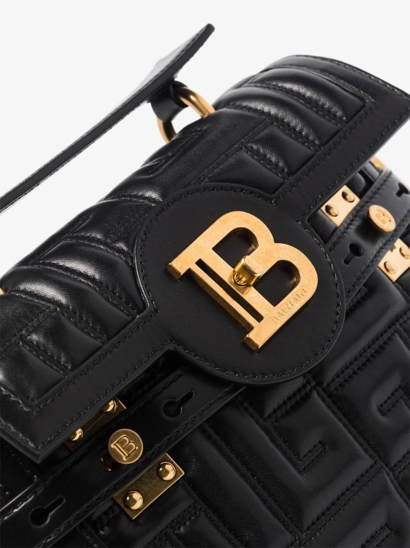 Black B-buzz 23 Leather Top Handle Bag