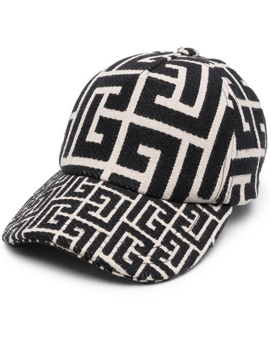 Neutral Monogram Jacquard Baseball Cap