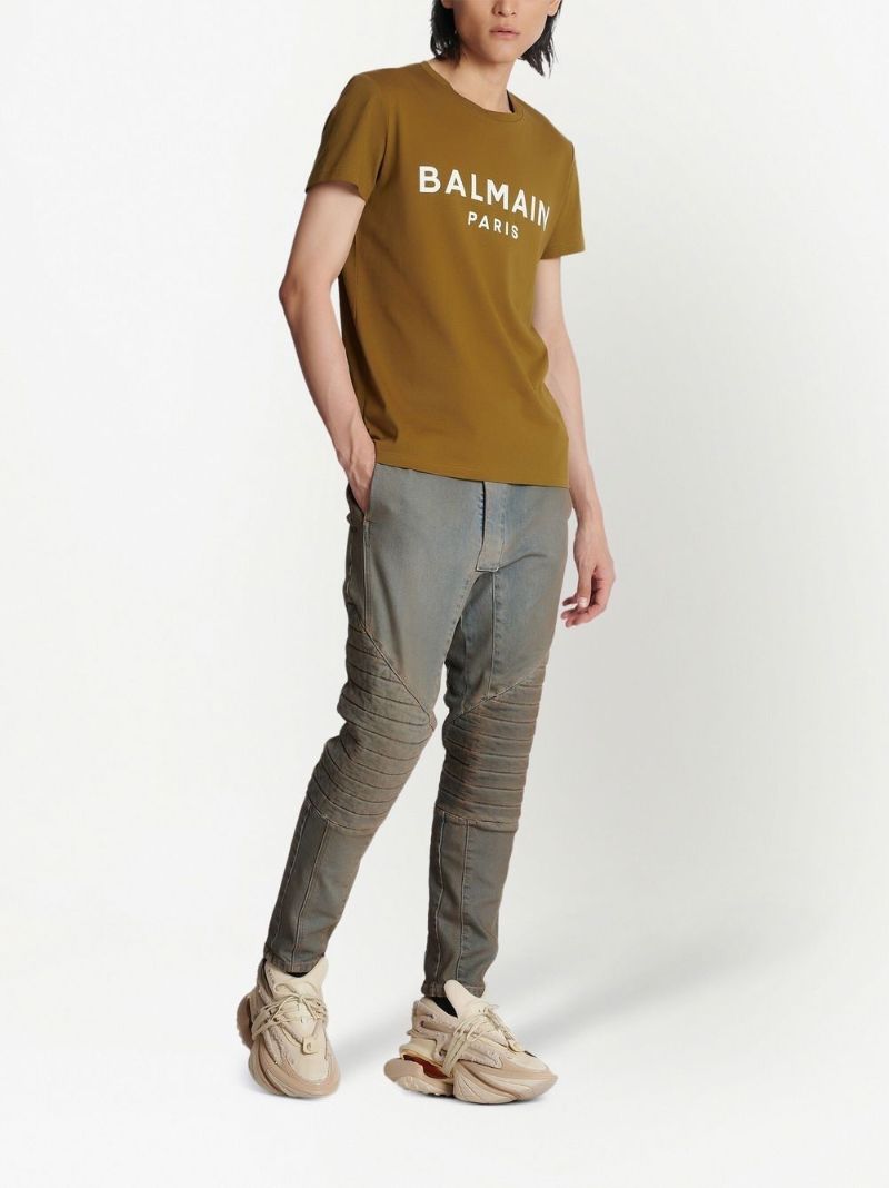 Brown Logo Organic Cotton T-shirt