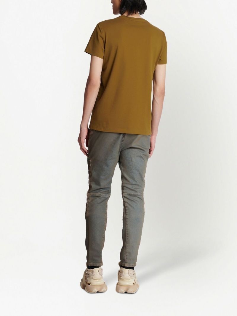 Brown Logo Organic Cotton T-shirt
