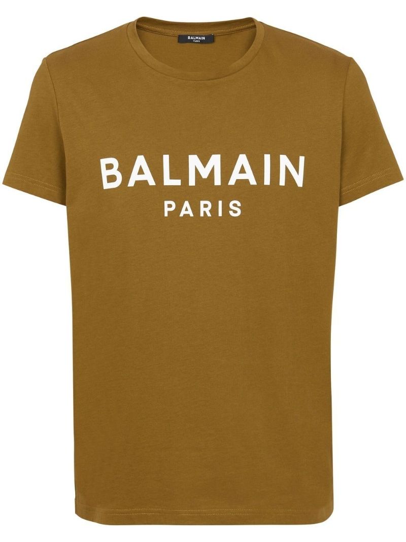 Brown Logo Organic Cotton T-shirt