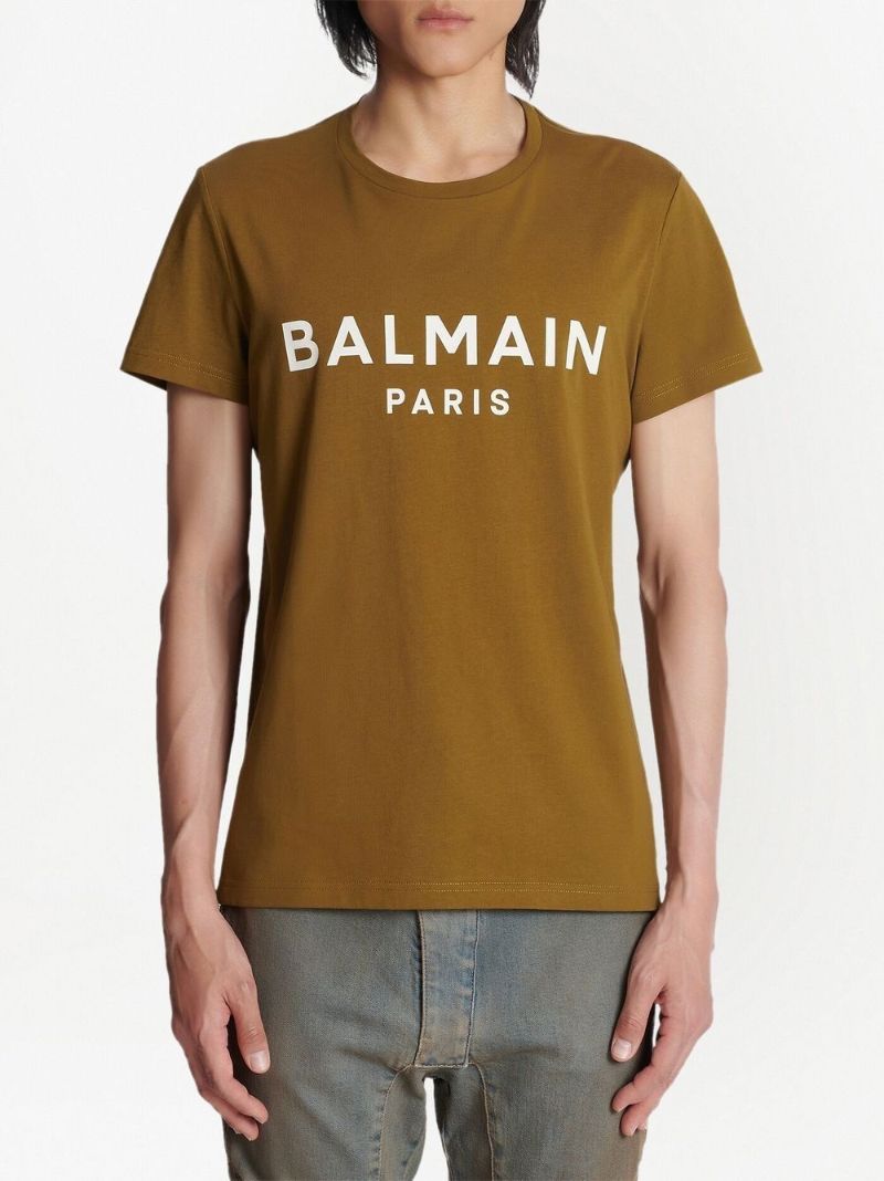 Brown Logo Organic Cotton T-shirt