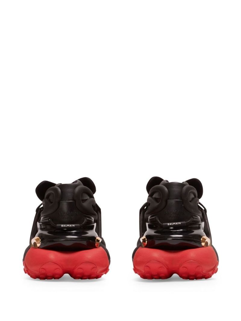 Black Unicorn Panelled Sneakers