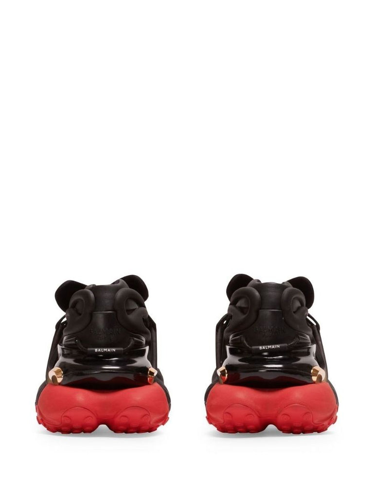 Black Unicorn Panelled Sneakers