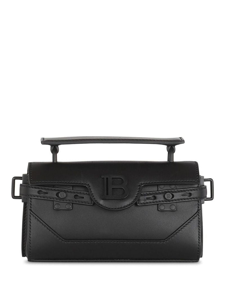 Black B-buzz 19 Leather Shoulder Bag