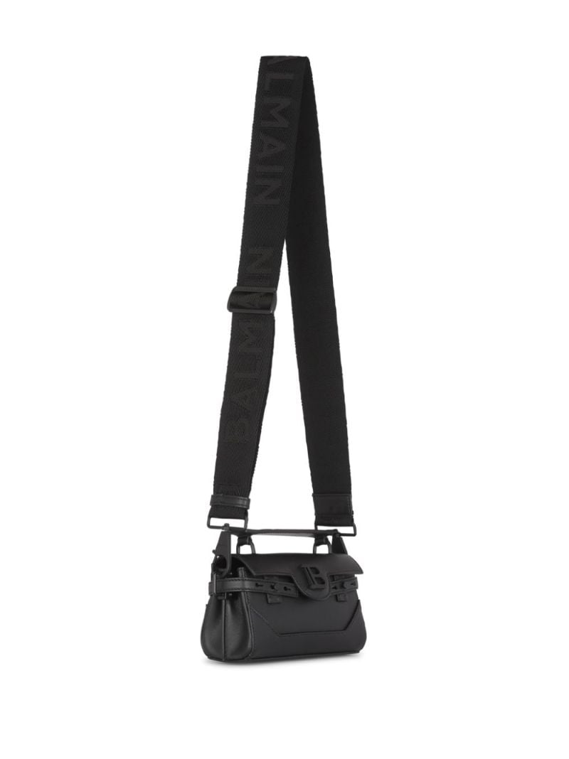 Black B-buzz 19 Leather Shoulder Bag