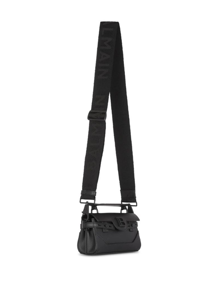 Black B-buzz 19 Leather Shoulder Bag