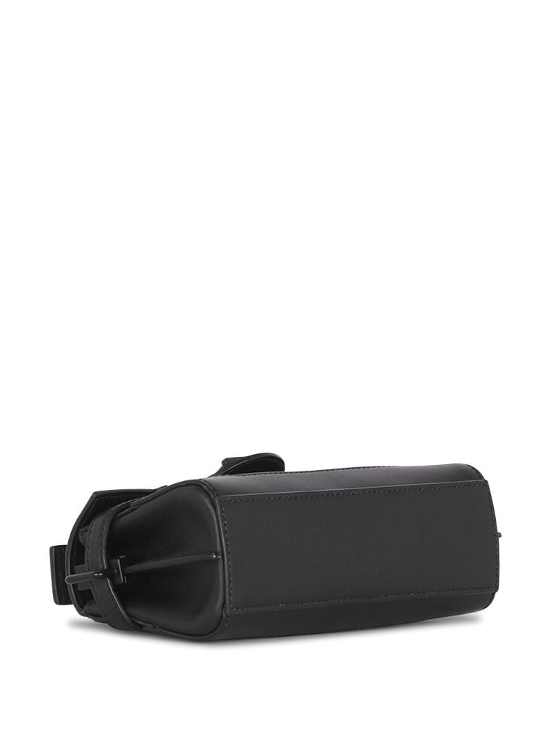 Black B-buzz 19 Leather Shoulder Bag