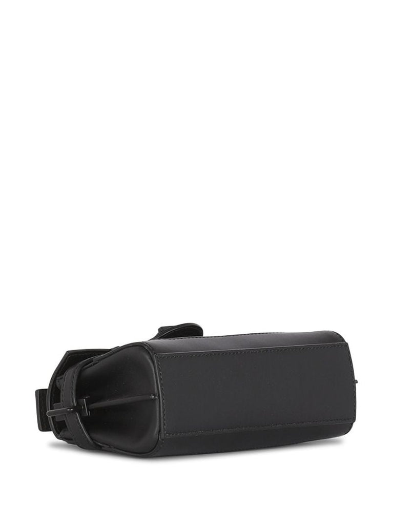 Black B-buzz 19 Leather Shoulder Bag