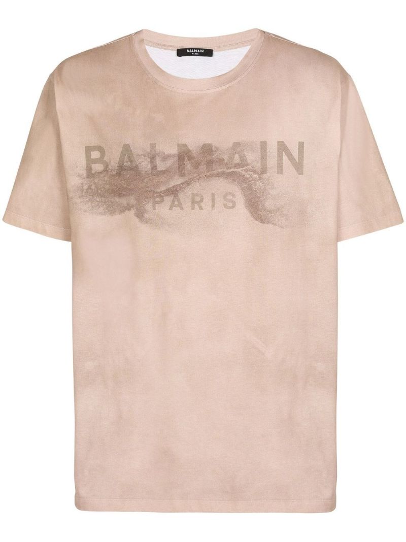 Neutral Desert Print Logo T-shirt