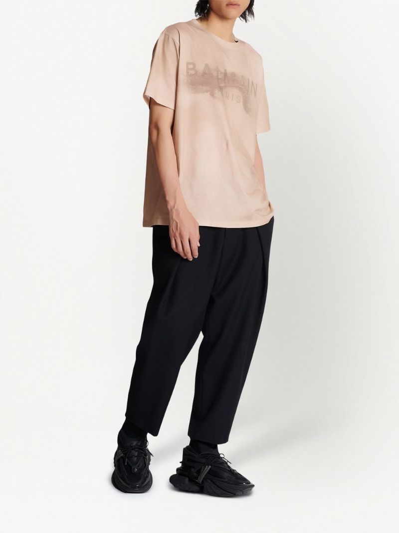 Neutral Desert Print Logo T-shirt