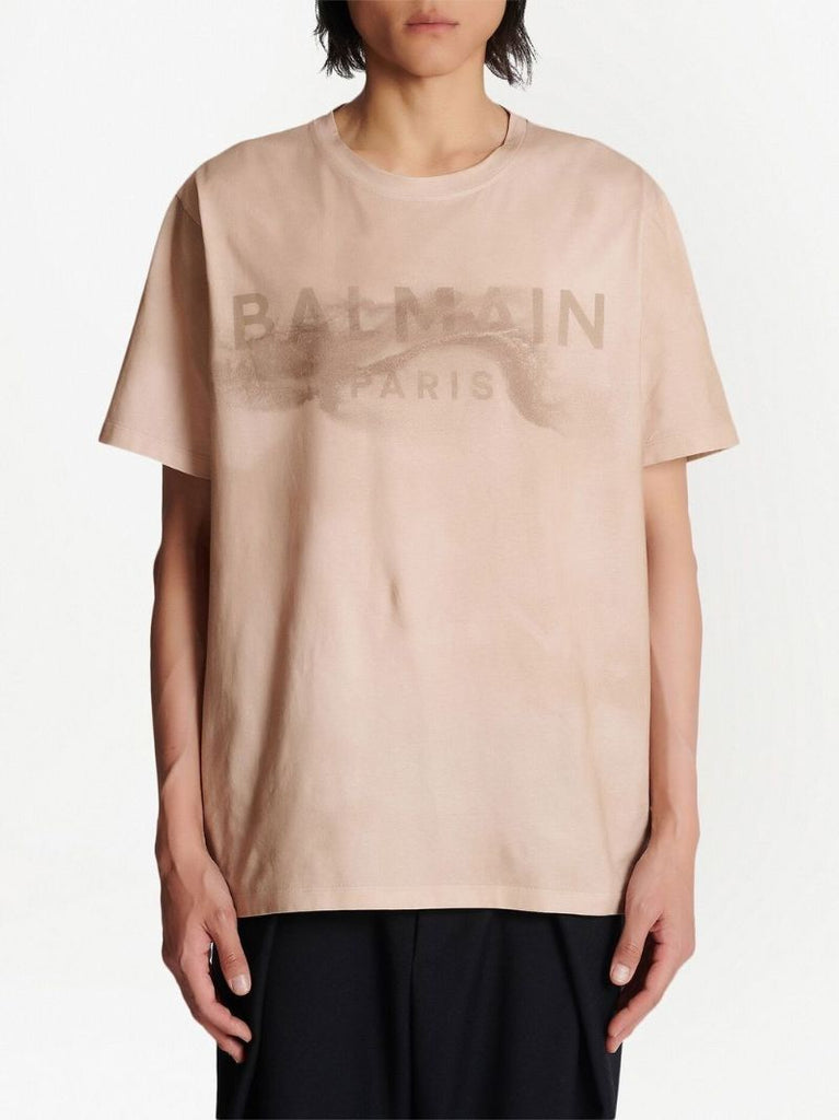 Neutral Desert Print Logo T-shirt