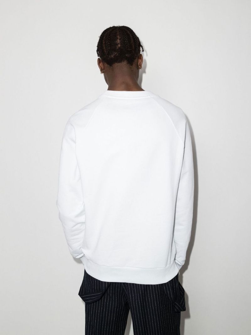 Flocked Logo Sweatshirt