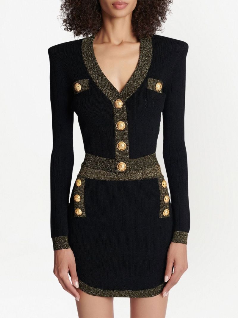 Black Cropped Cardigan