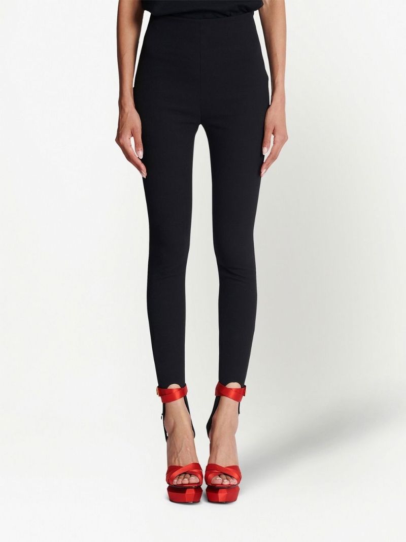 Black Stirrup Leggings