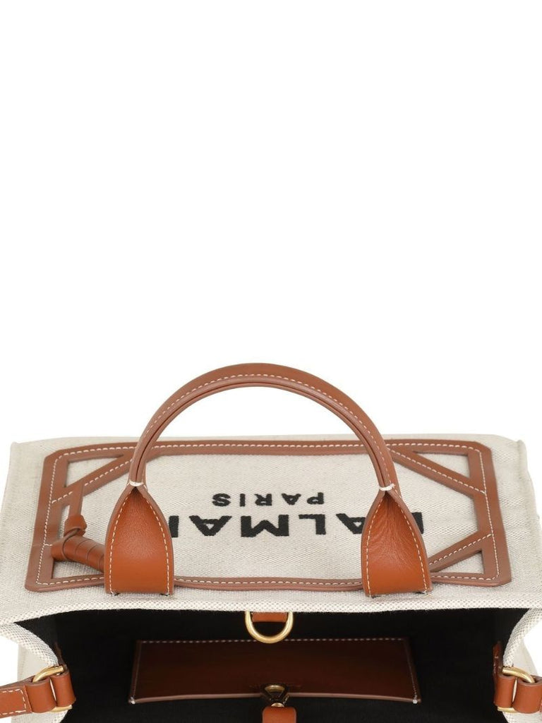 Neutral B-army Mini Canvas Bag