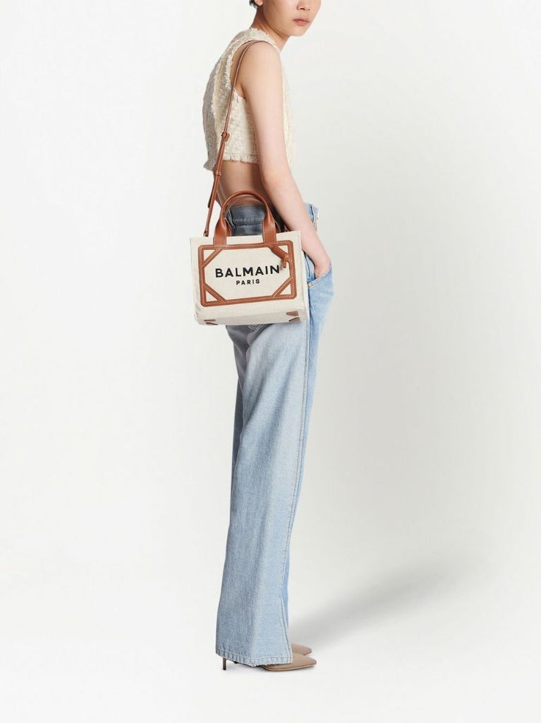 Neutral B-army Mini Canvas Bag