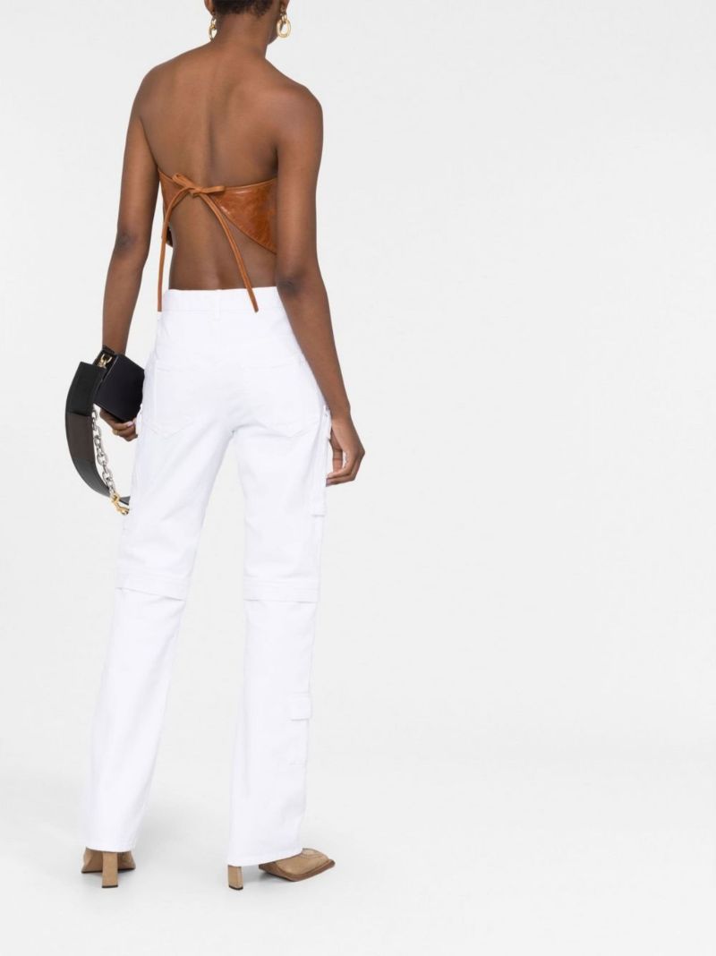 White Vokayo Straight-leg Jeans