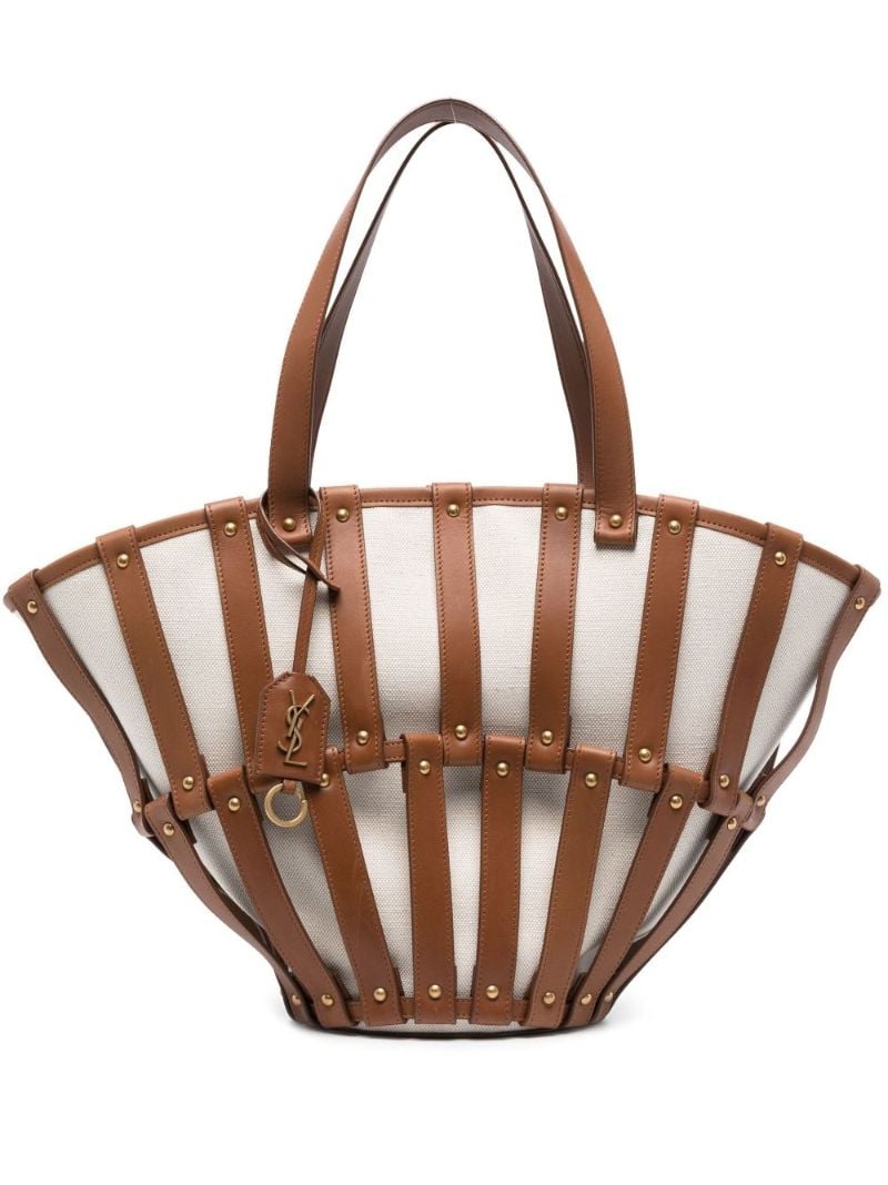 Brown Beatrix Leather Tote Bag