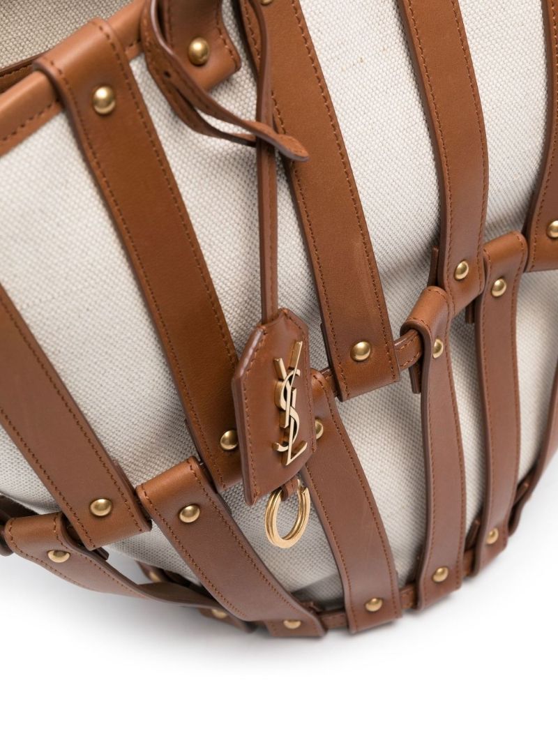 Brown Beatrix Leather Tote Bag