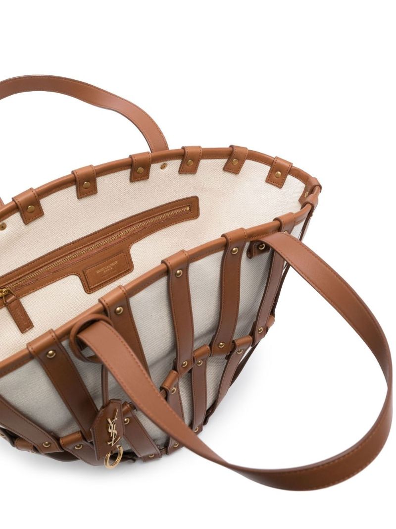 Brown Beatrix Leather Tote Bag