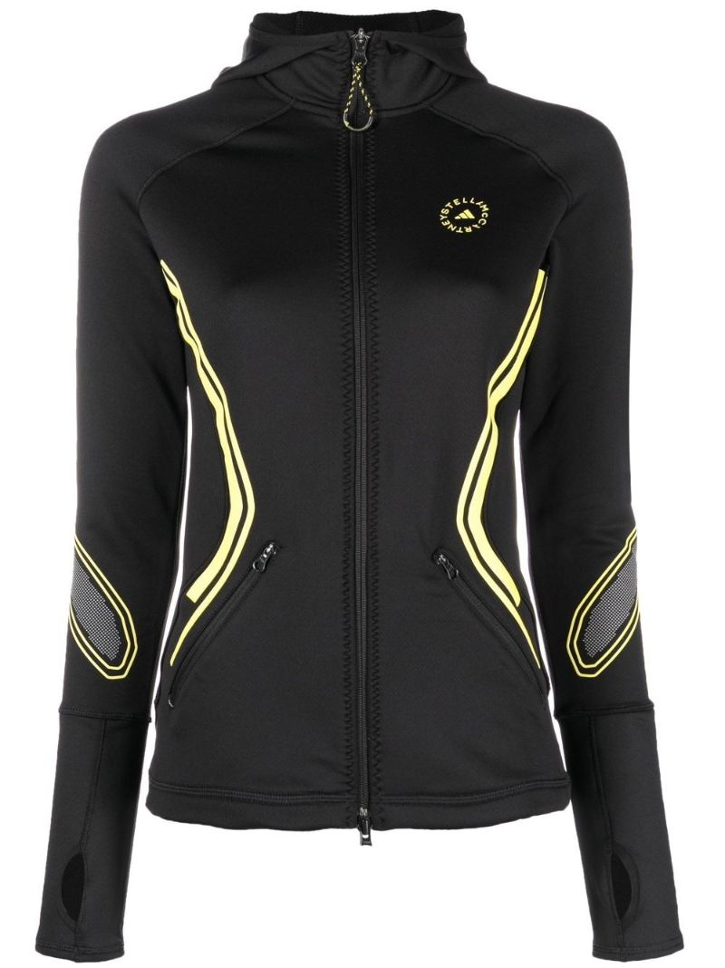 Black Truepace Running Track Jacket