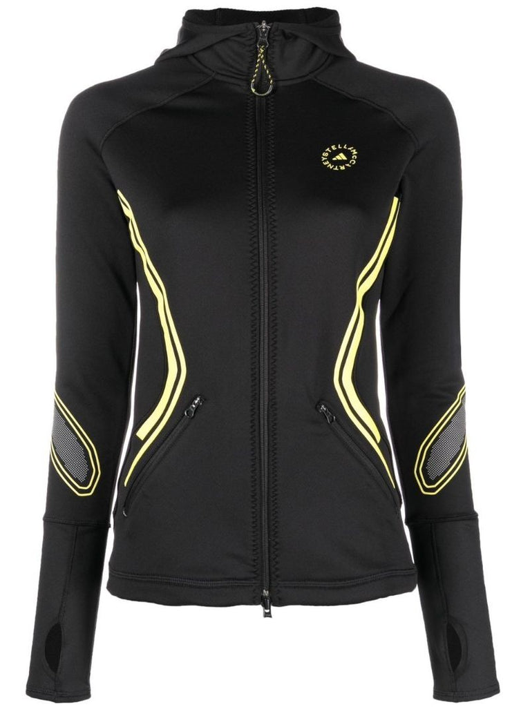 Black Truepace Running Track Jacket