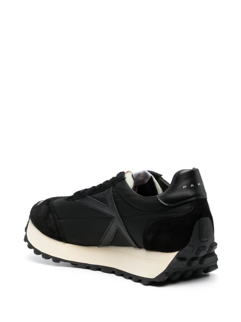 Black Kenzosmile Panelled Sneakers
