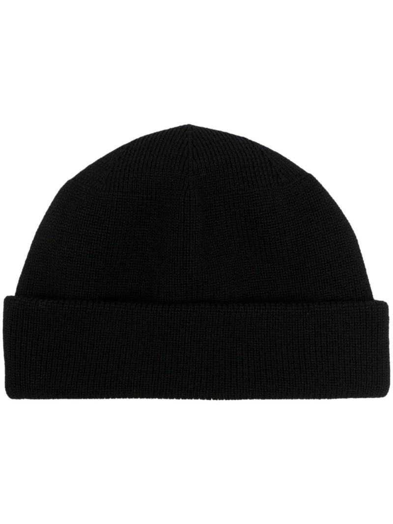 X 1017 Alyx 9sm Black Virgin Wool Beanie Hat
