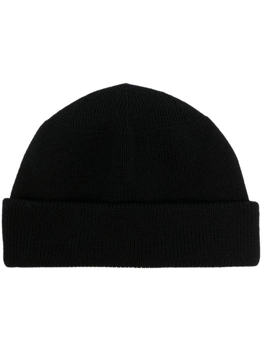 X 1017 Alyx 9sm Black Virgin Wool Beanie Hat