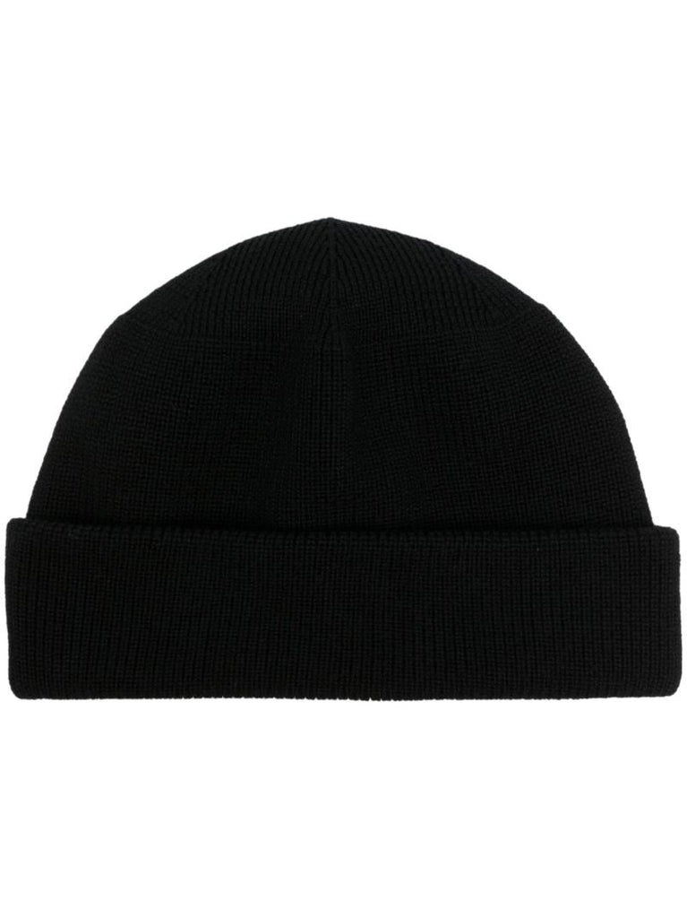 X 1017 Alyx 9sm Black Virgin Wool Beanie Hat